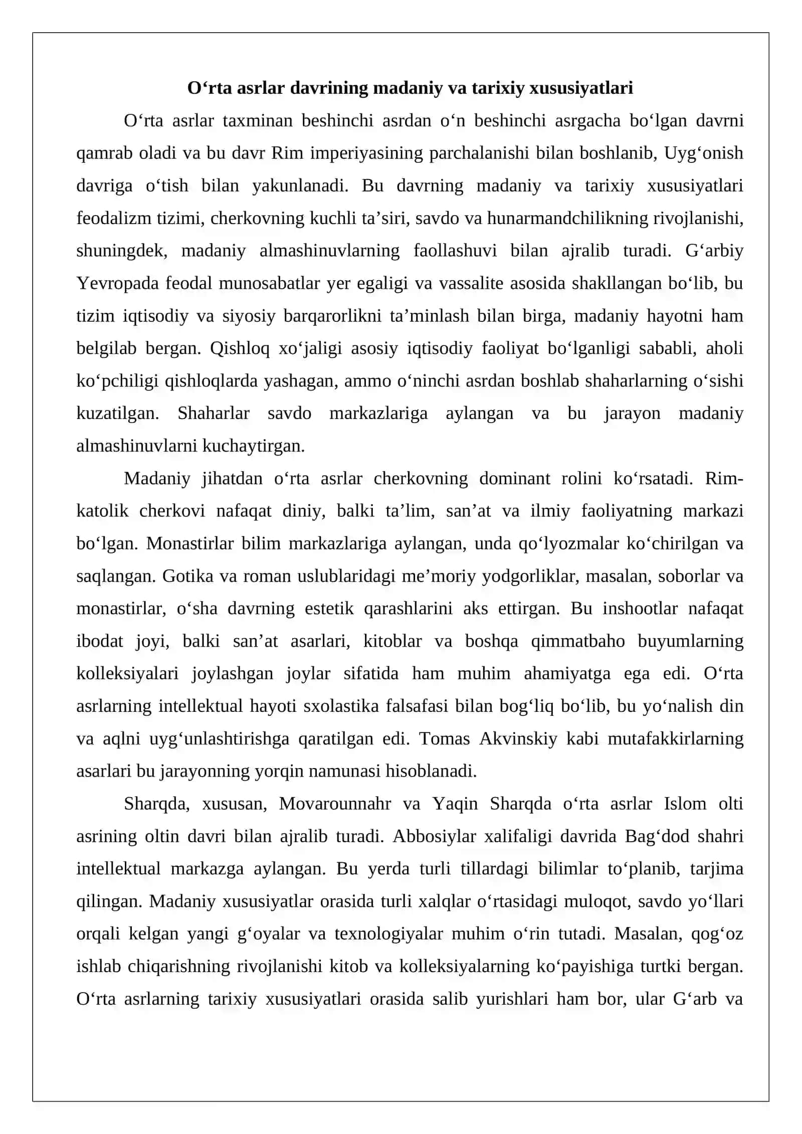 O‘rta asrlar davrida kolleksiyalar 3