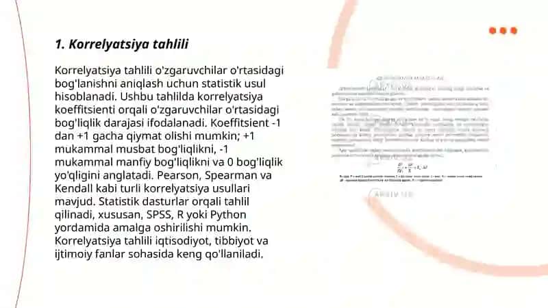 Korrelyatsiya tahlili 3