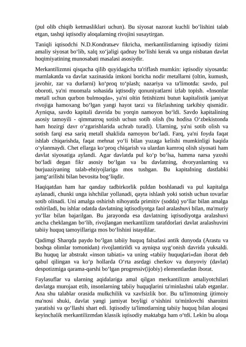 MERKANTILIZM IQTISODIY TA’LIMOTI 3