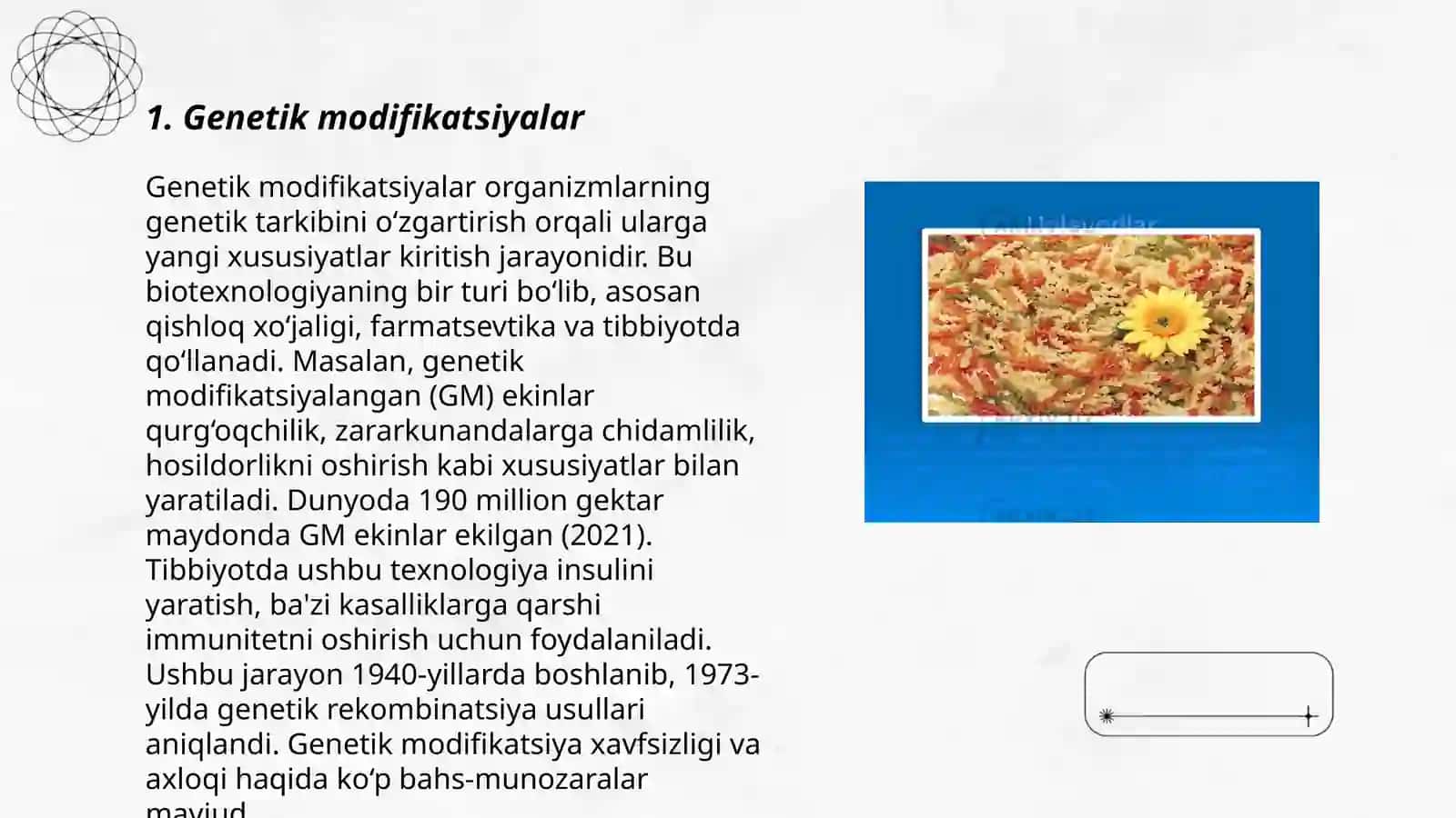 Irsiyatning molekulyar asoslari 3