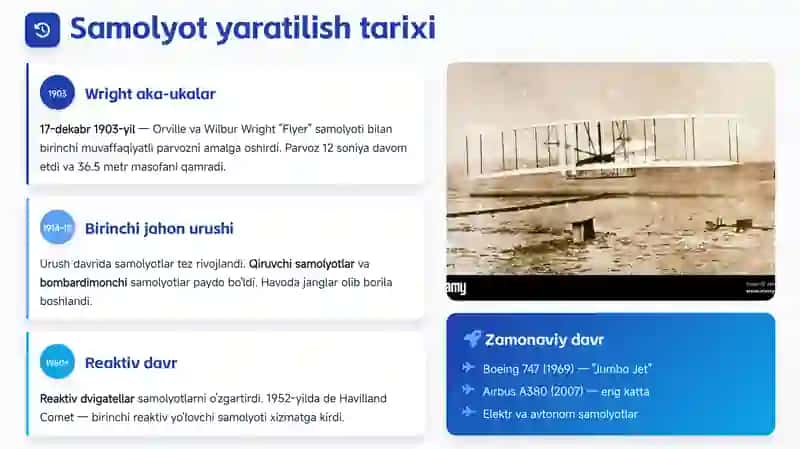 Samolyotlar va aviatsiya dunyosi 3