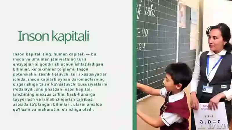 Inson kapitaliga investitsiya 3