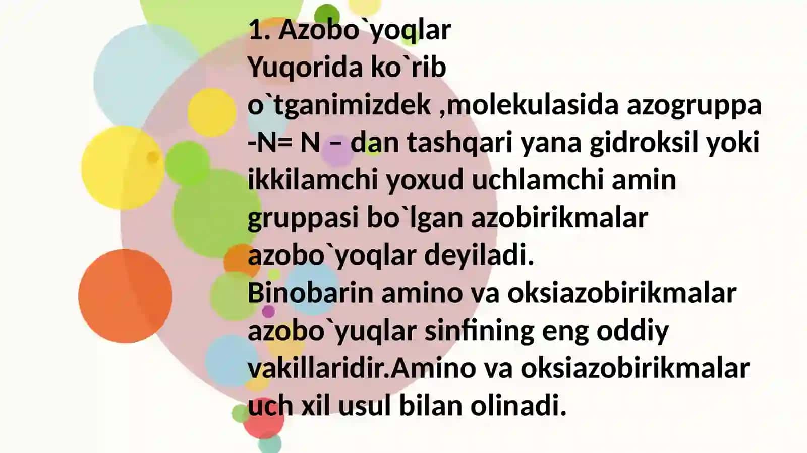 Azobirikmalarvaazobo'yoqlar 3