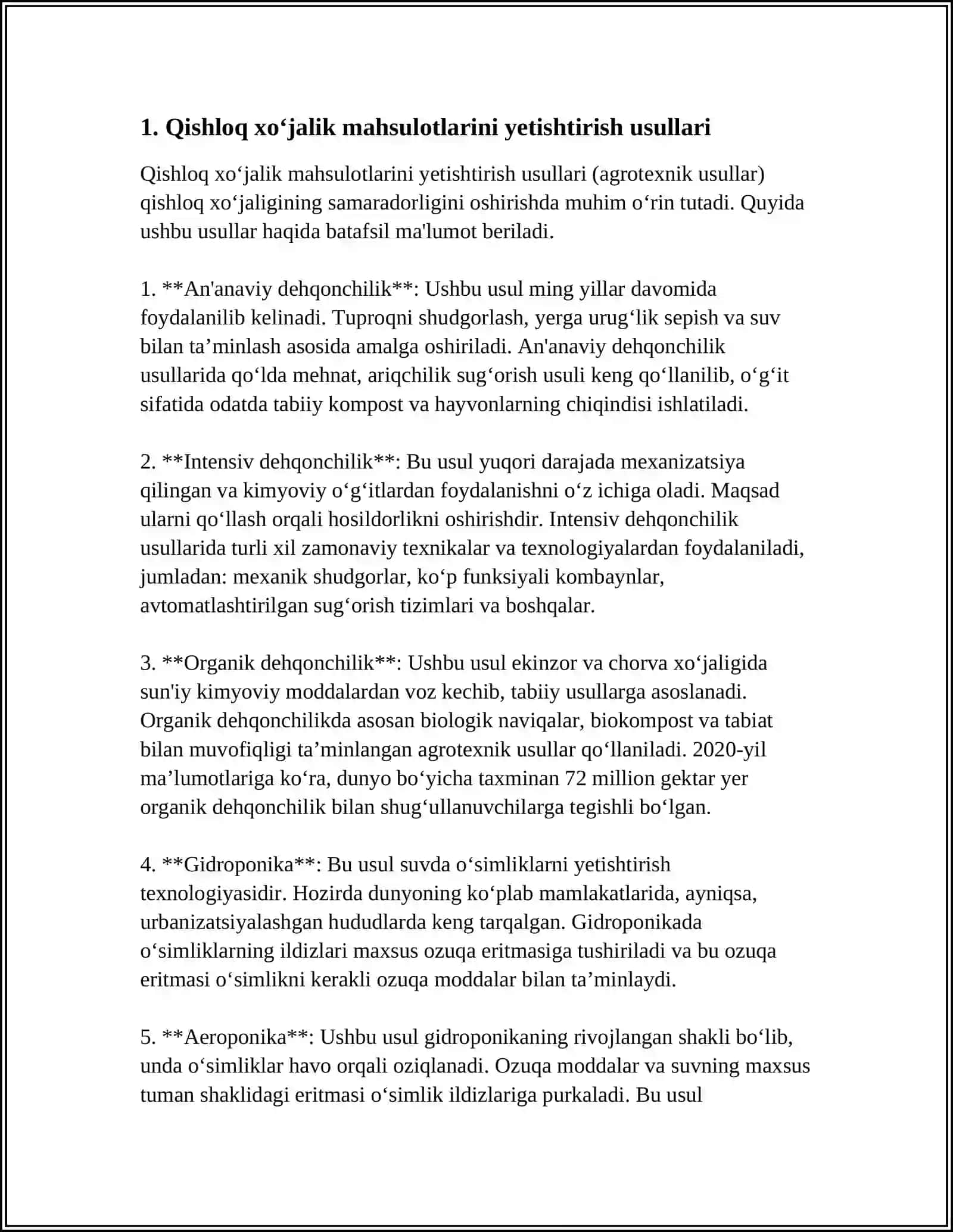 QISHLOQ XO‘JALIGINI ISHINI TASHKIL ETISH 3