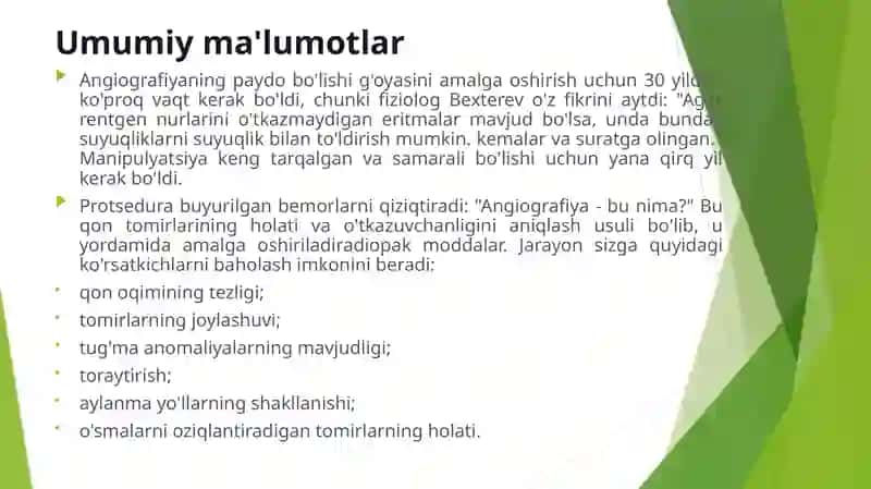 Angiografiya tekshiruvi haqida tushuncha 3