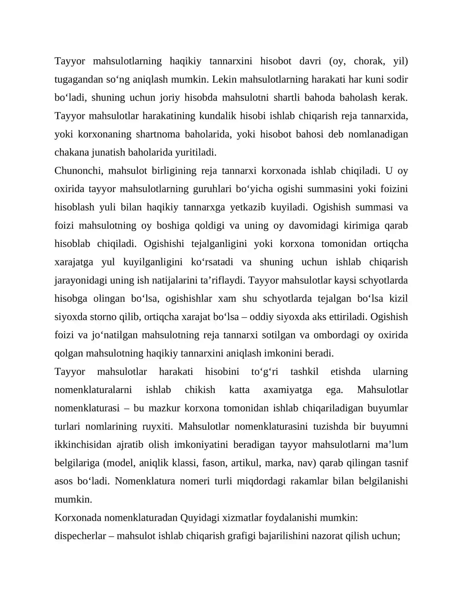 Tayyor mahsulotlar bozori 3