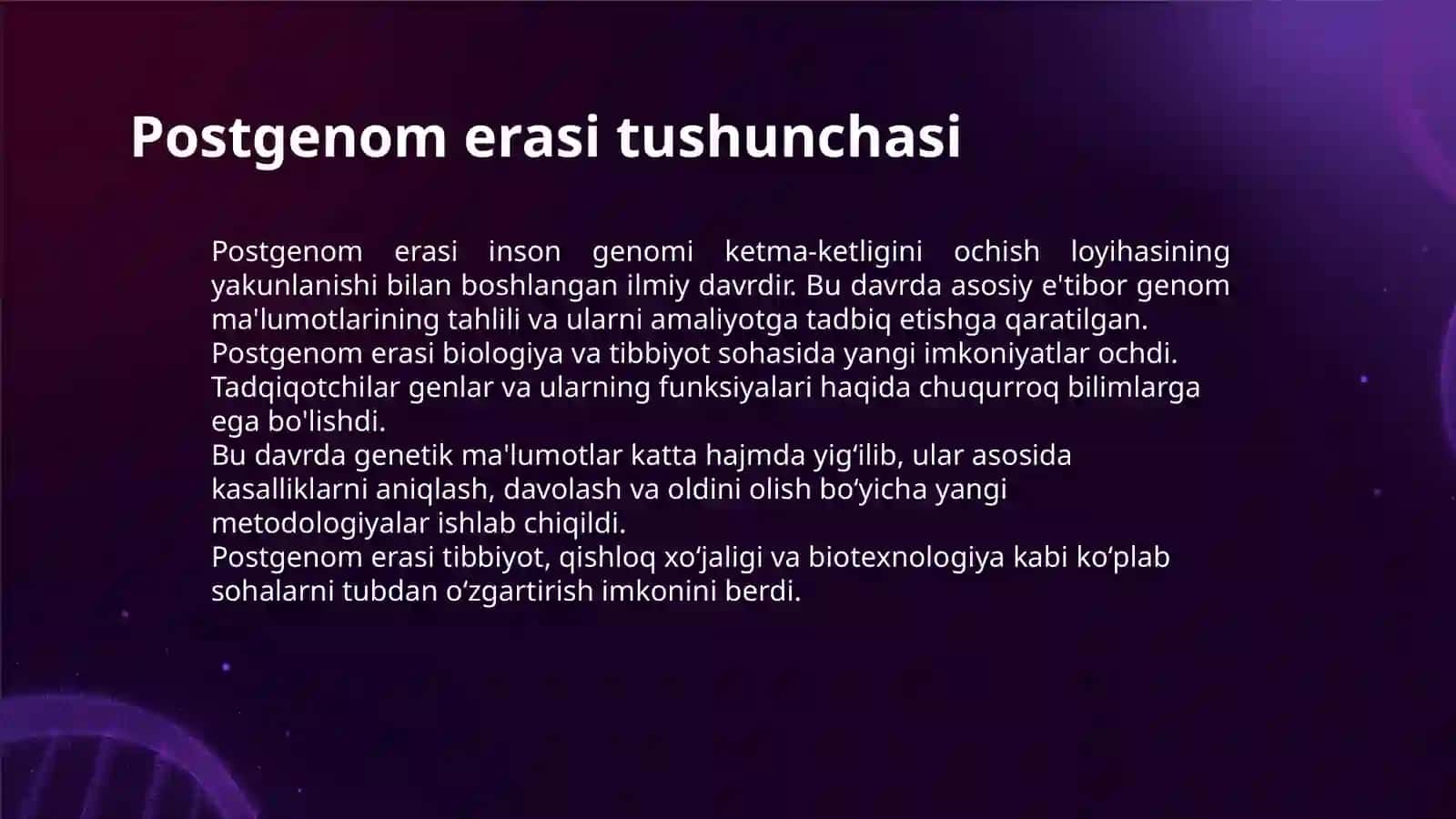 POSTGENOM ERASI LOYIHALARI 3