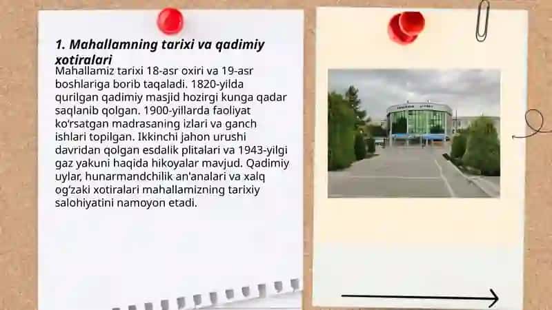 Mahallamning tarixi va qadimiy xotiralari 3