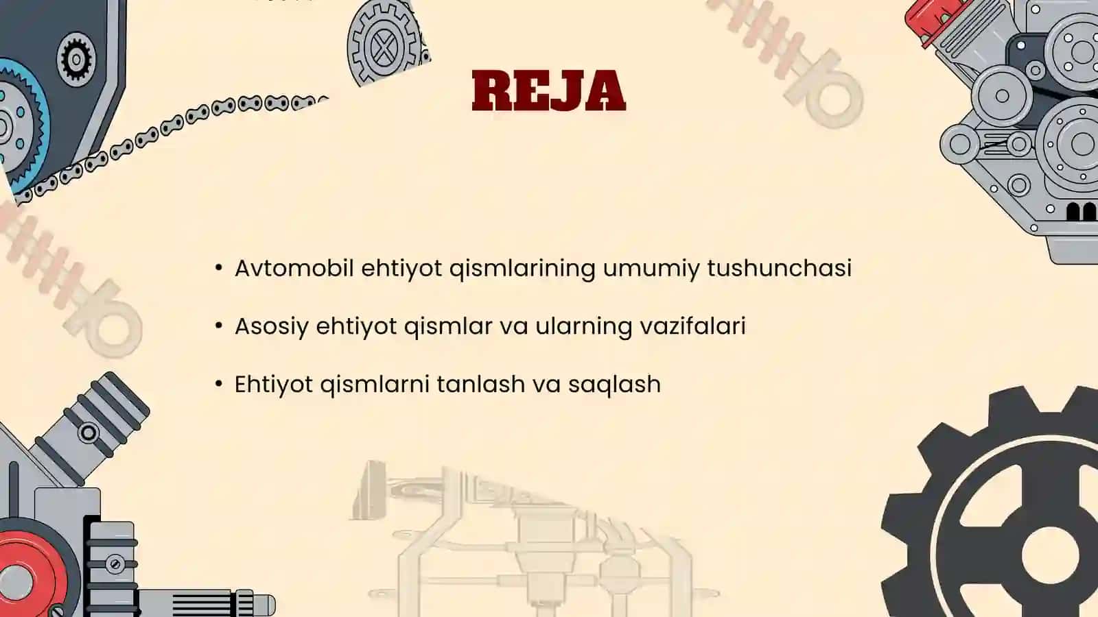 Avtomobil ehtiyot qismlari 3