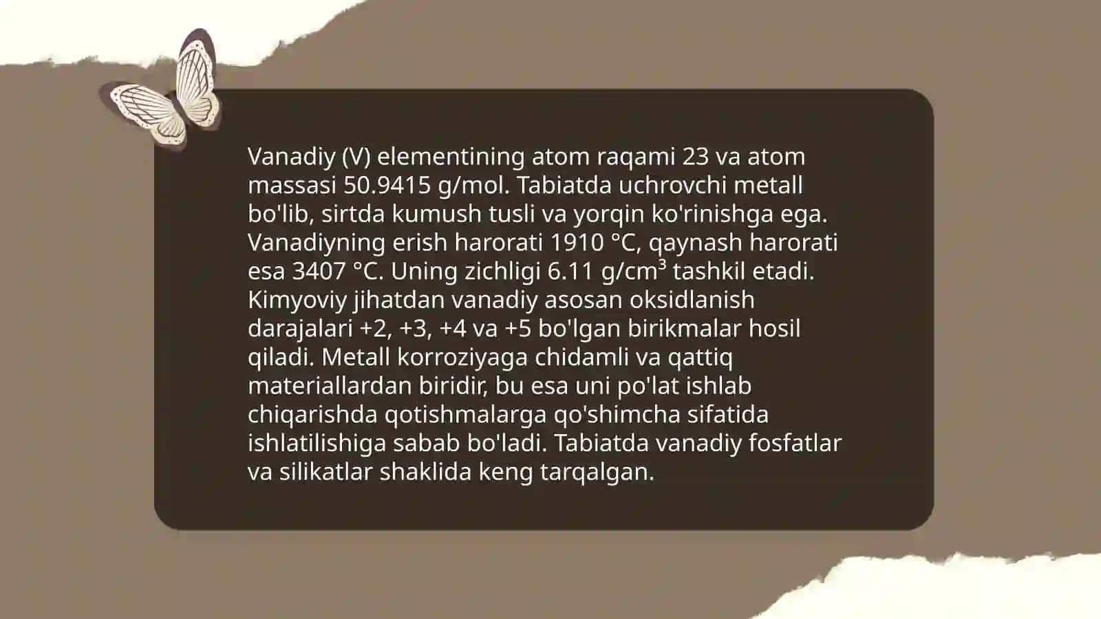 Vanadiy.Niobil Vandan 3