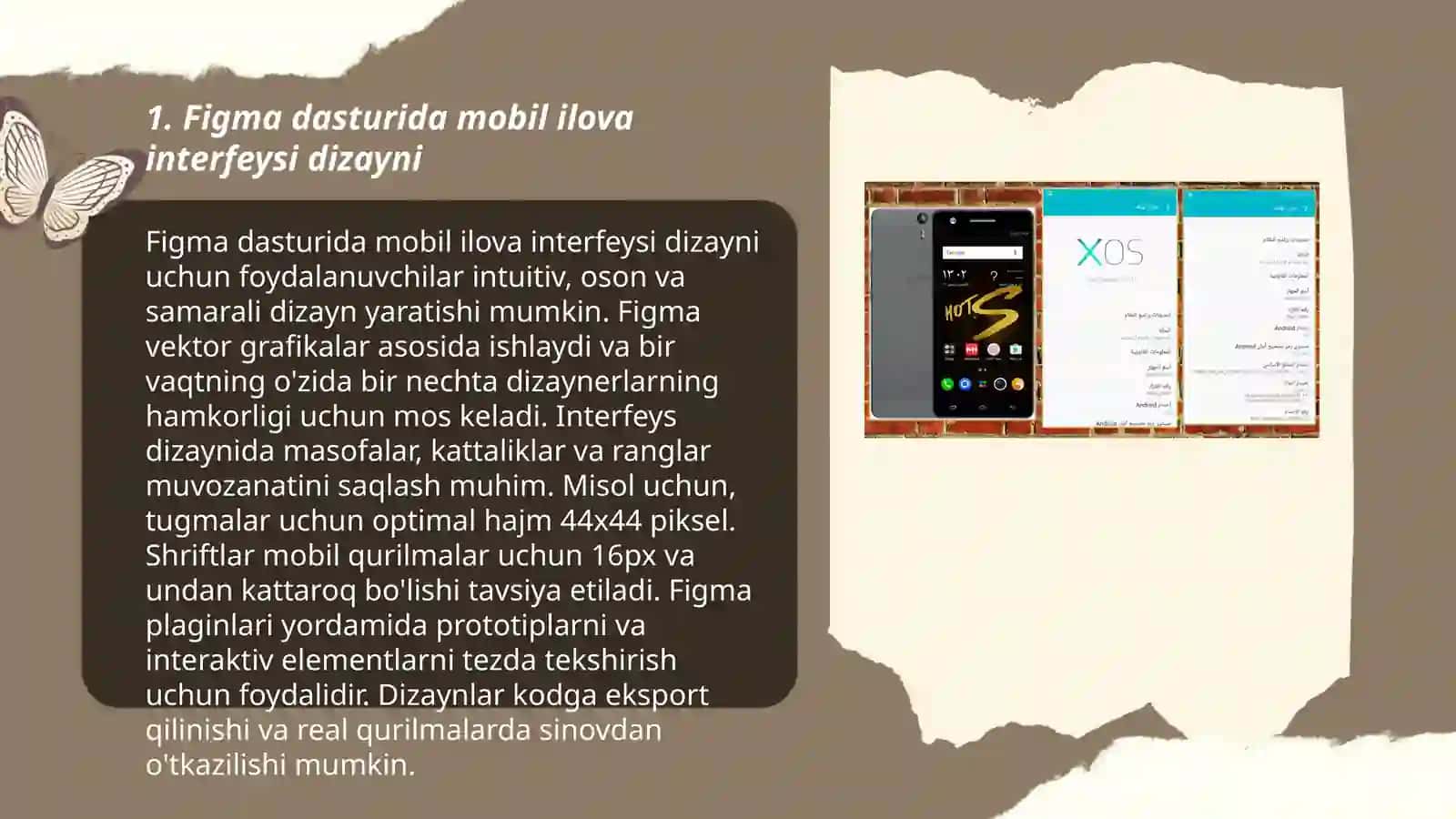 Figma dasturida mobil ilova interfeysini loyihalash 3