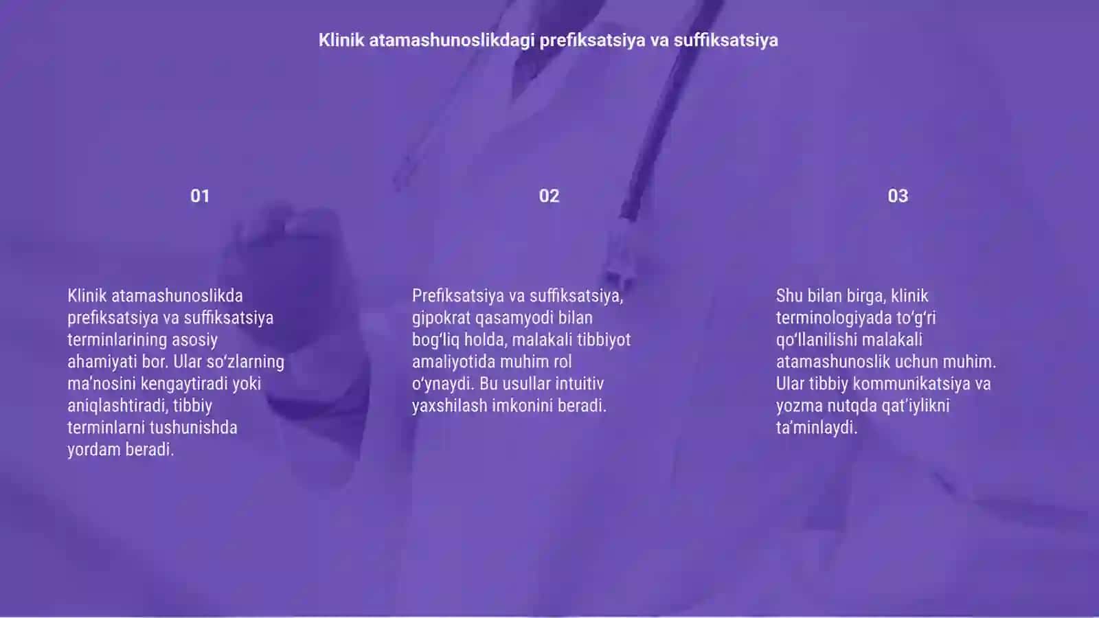 Klinik atamashunoslikda prefiksatsiya va suffiksatsiya 3