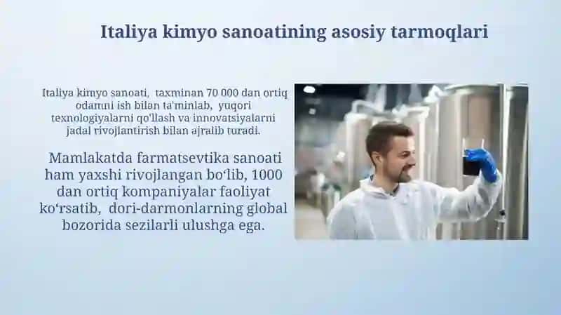 Italiya kimyo sanoati 3