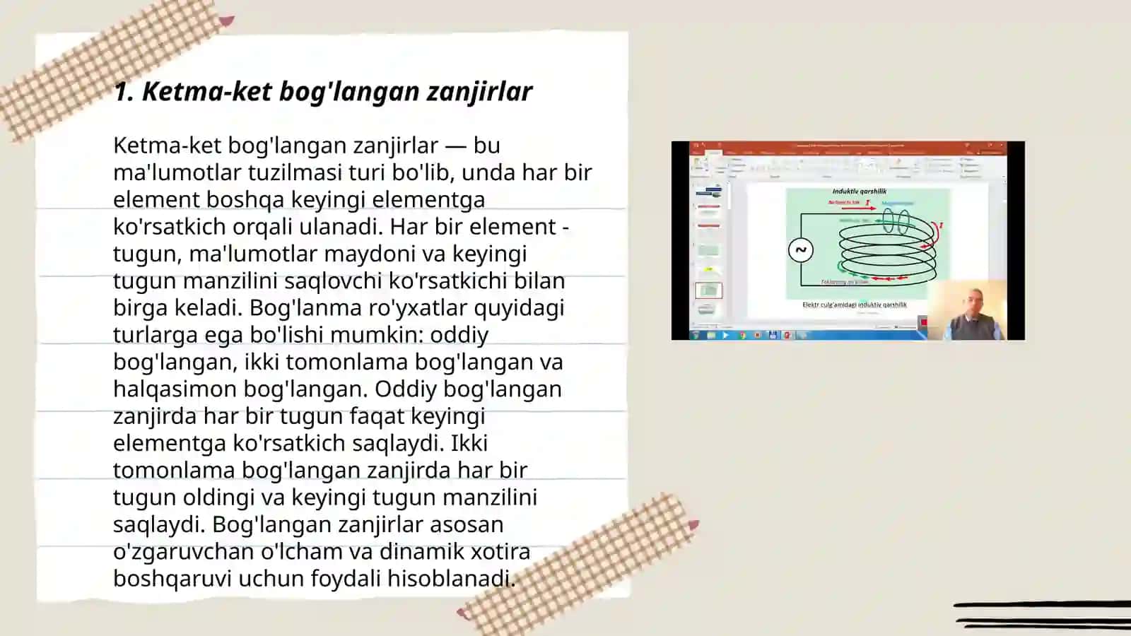 Ketma-ket va parallel ulangan zanjirlar 3