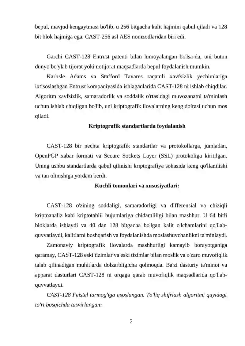 Blokli simmetrik shifrlash algoritmlari 3