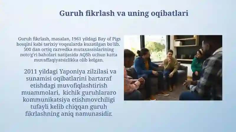 Kichik guruhlar psixologiyasi 3