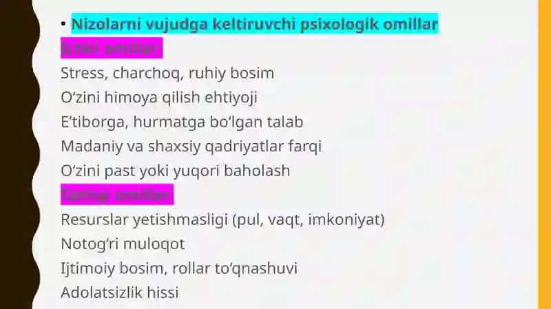 Nizolar Psixologiyasi 3