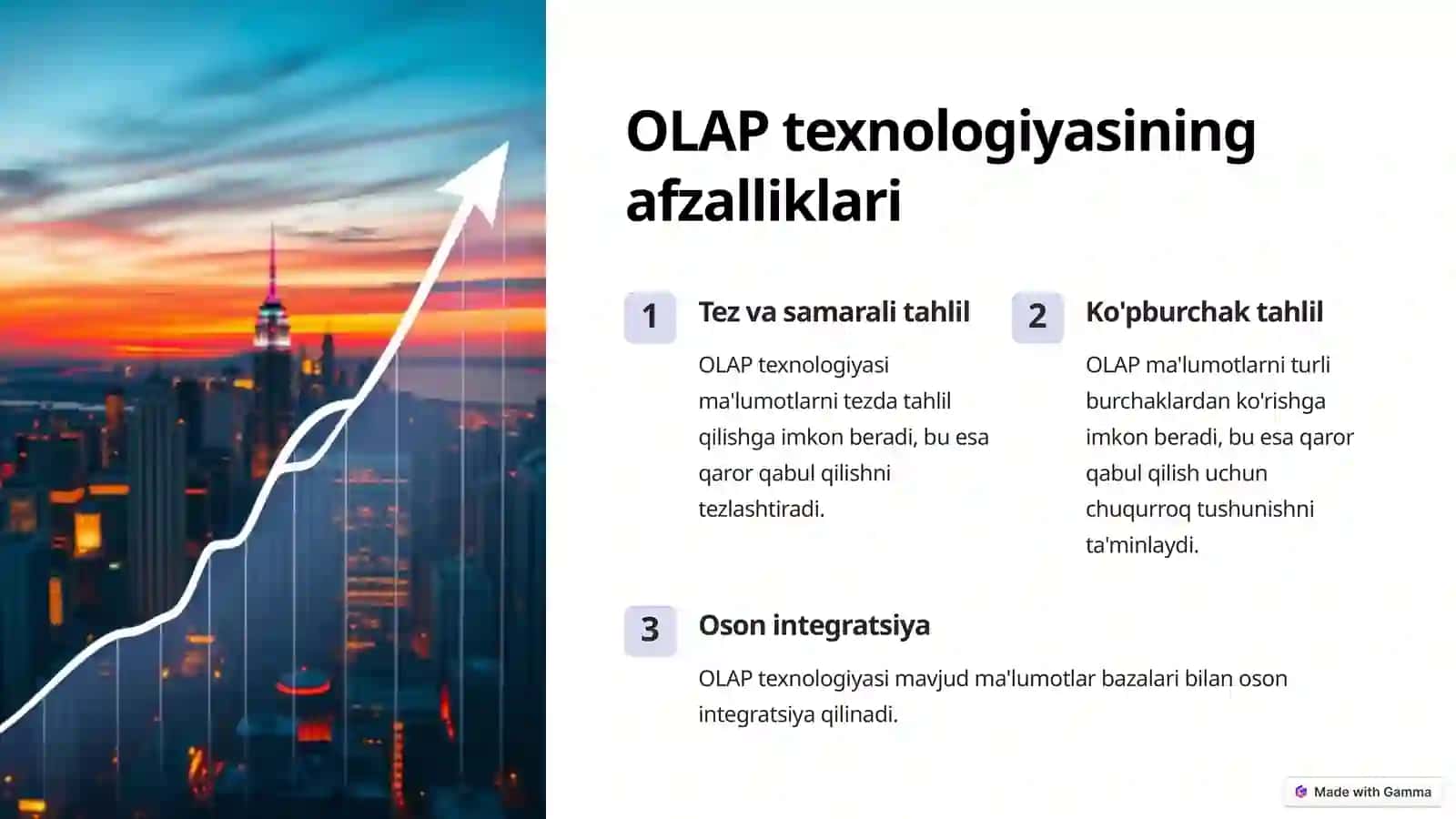 OLAP texnologiyasi 3