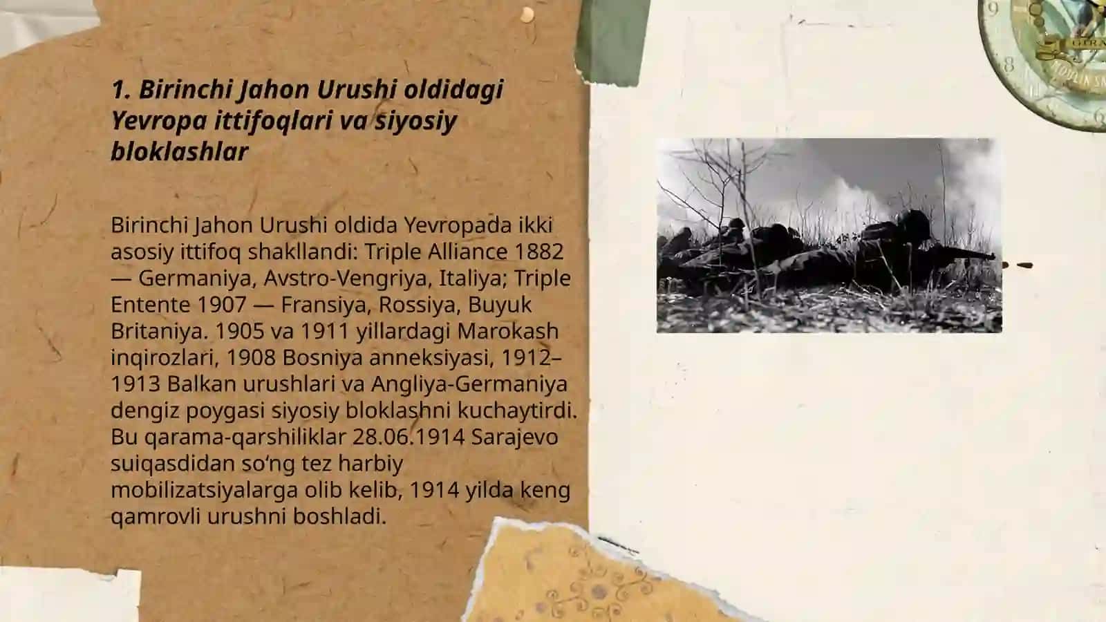 Birinchi va ikkinchi jahon urushidagi siyosiy vaziyat 3