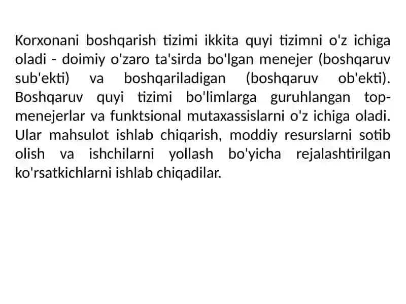 Menejment tushunchasi 3