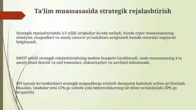 Ta'lim muassasasi menejmenti 3