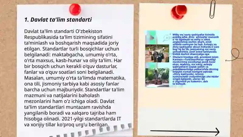 Davlat ta'lim standarti 3