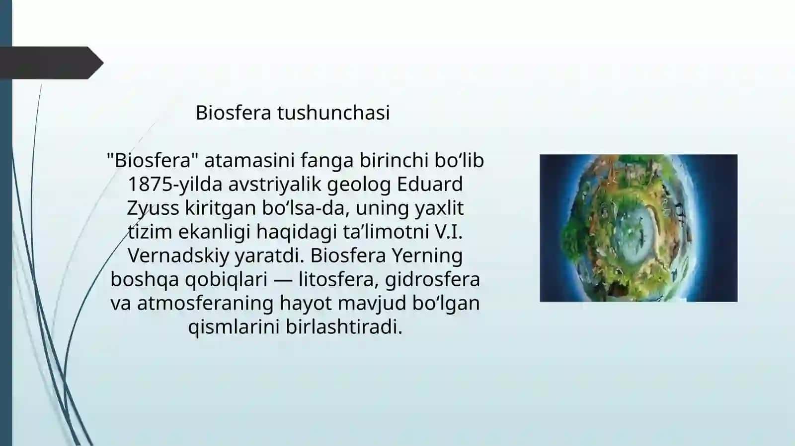 BIOSFERA HAQIDA TA’LIMOT 3