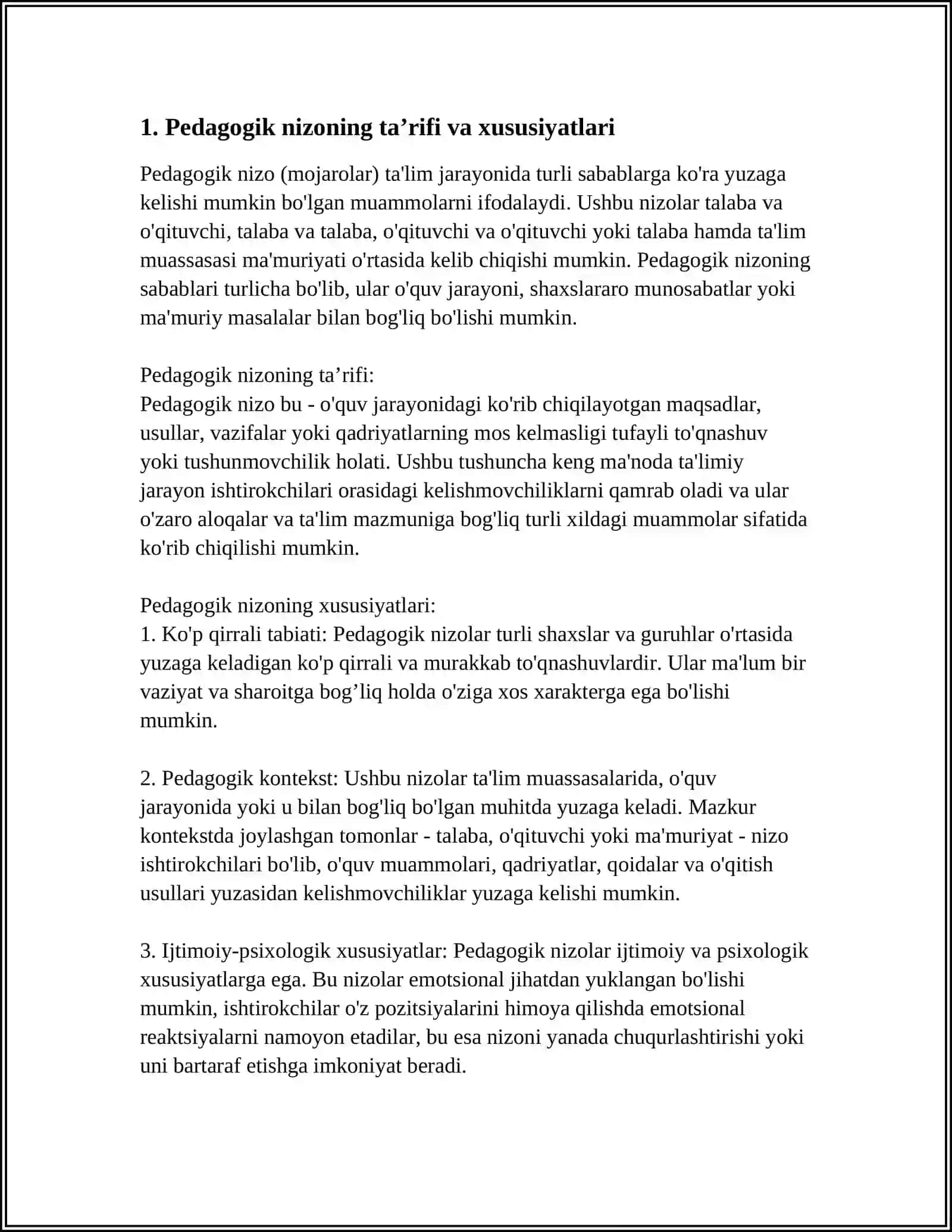 PEDAGOGIK NIZO VA UNING SABABLARI 3