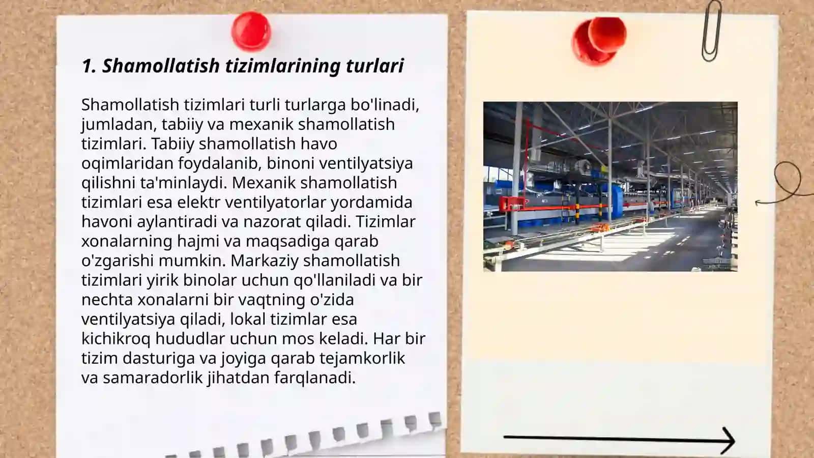 Ishlab chiqarish binolarini shamollatish turlari va qurilmalari 3