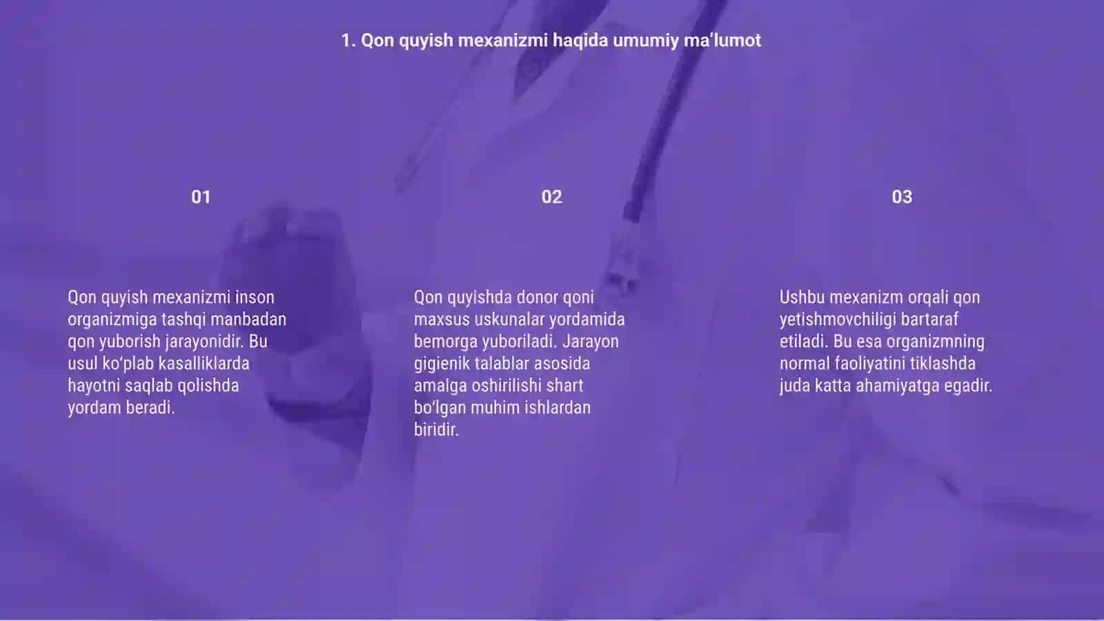 Qon quyish mexanizmi 3