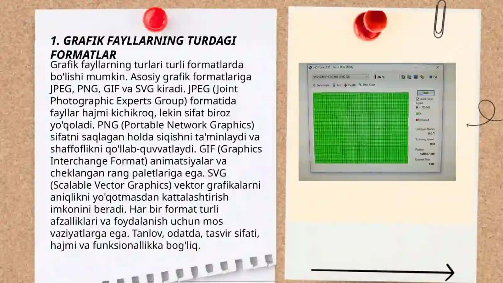 GRAFIK FAYLLARNING FORMATLARI, XOSSALARI VA RANG MODELLARI 3
