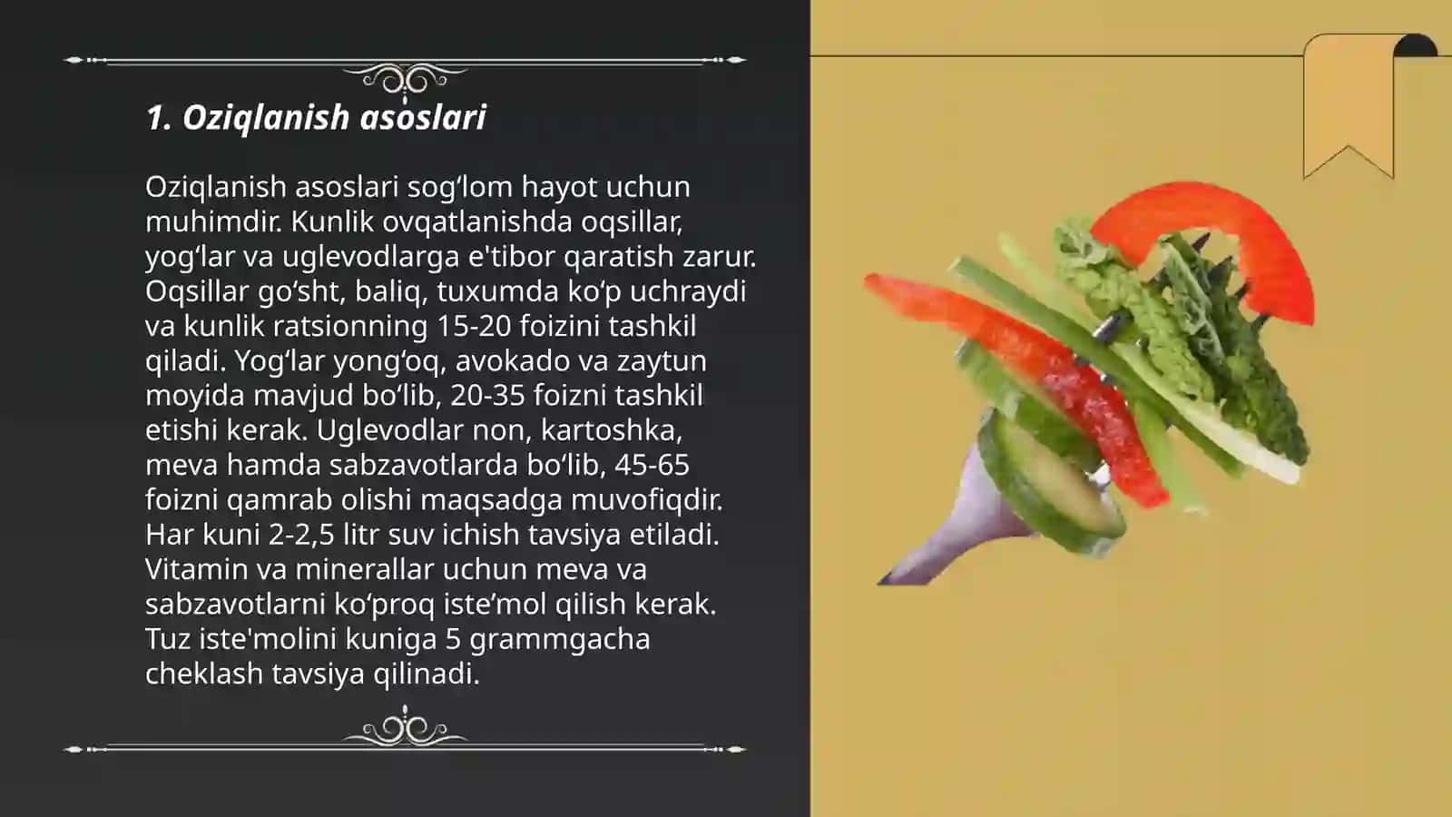Oziqlanish asoslari 3