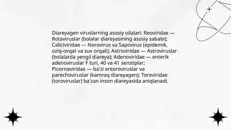 Diareyagen viruslar, klassifikatsiyasi, patogenezi laboratoriya tashxisi 3