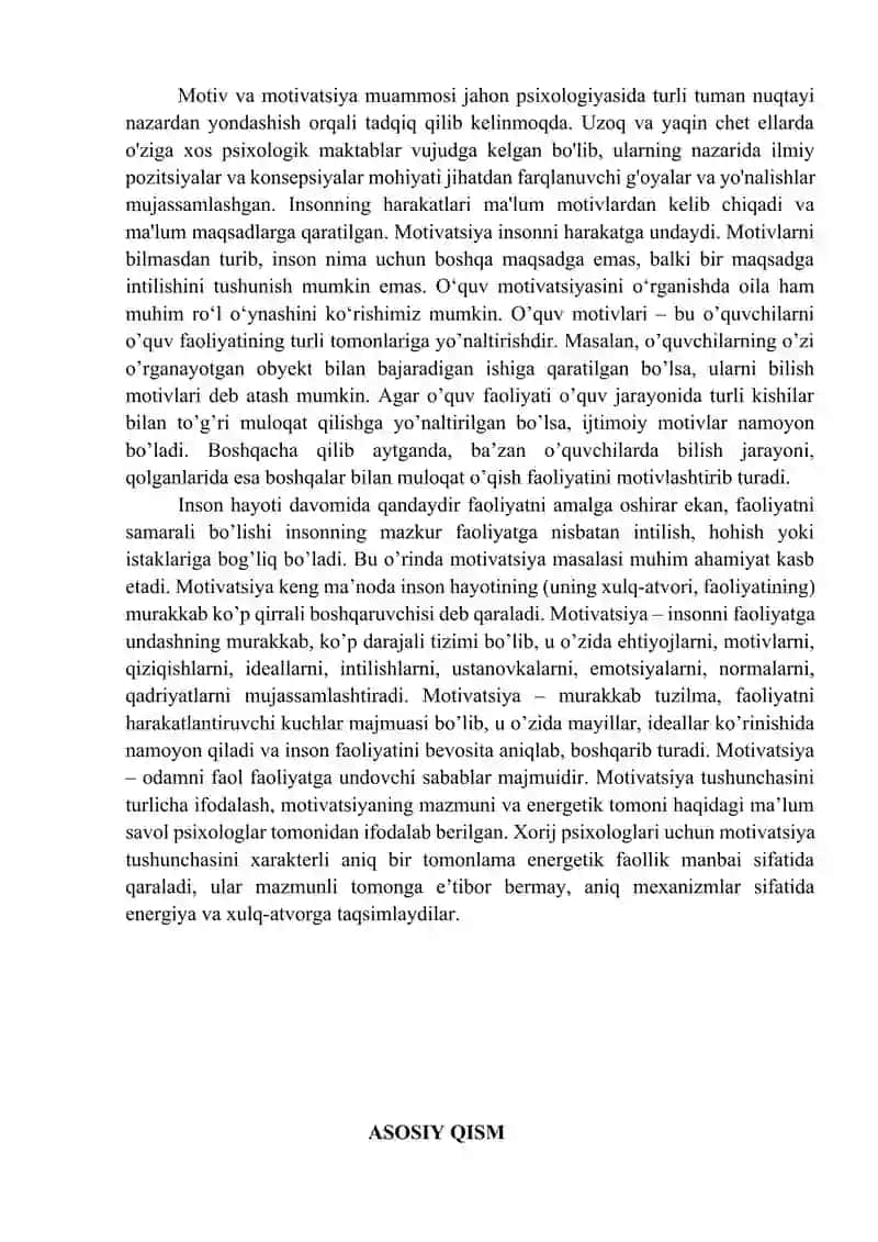 O‘quv motivatsiyasini o‘rganish 3