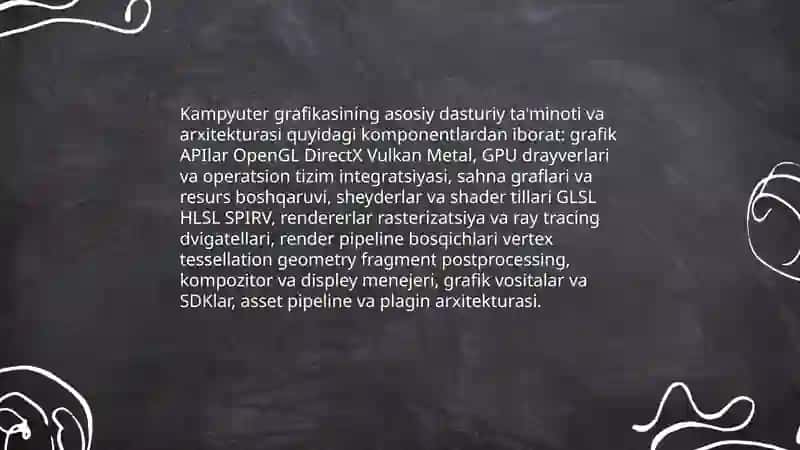 Kampyuter grafikasining dasturiy taminoti 3