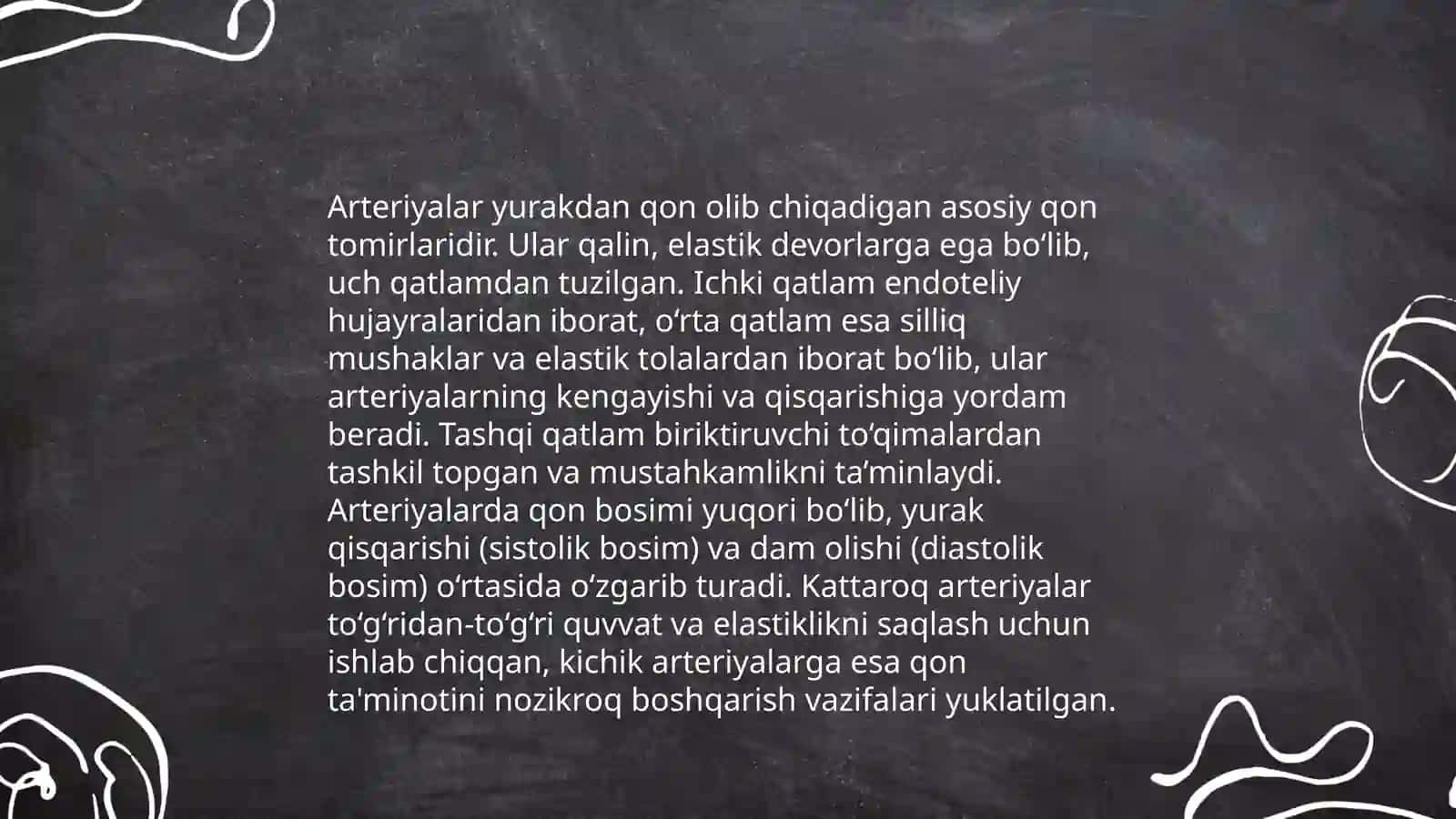Arteriyalarning tarqalish qonuniyatlari 3