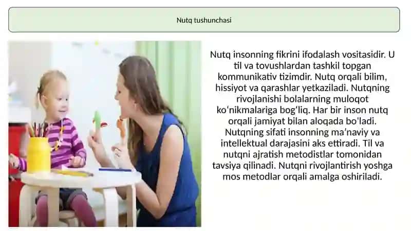 Nutq o’stirish yuzasidan metodistlar qarashlari 3