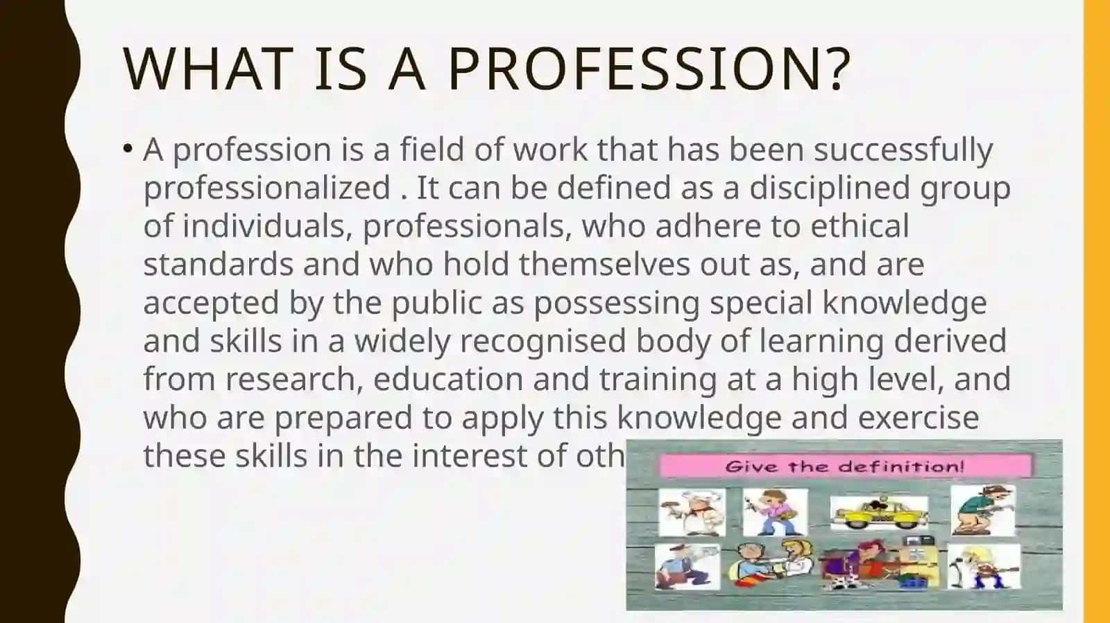 Jobs and professions 3