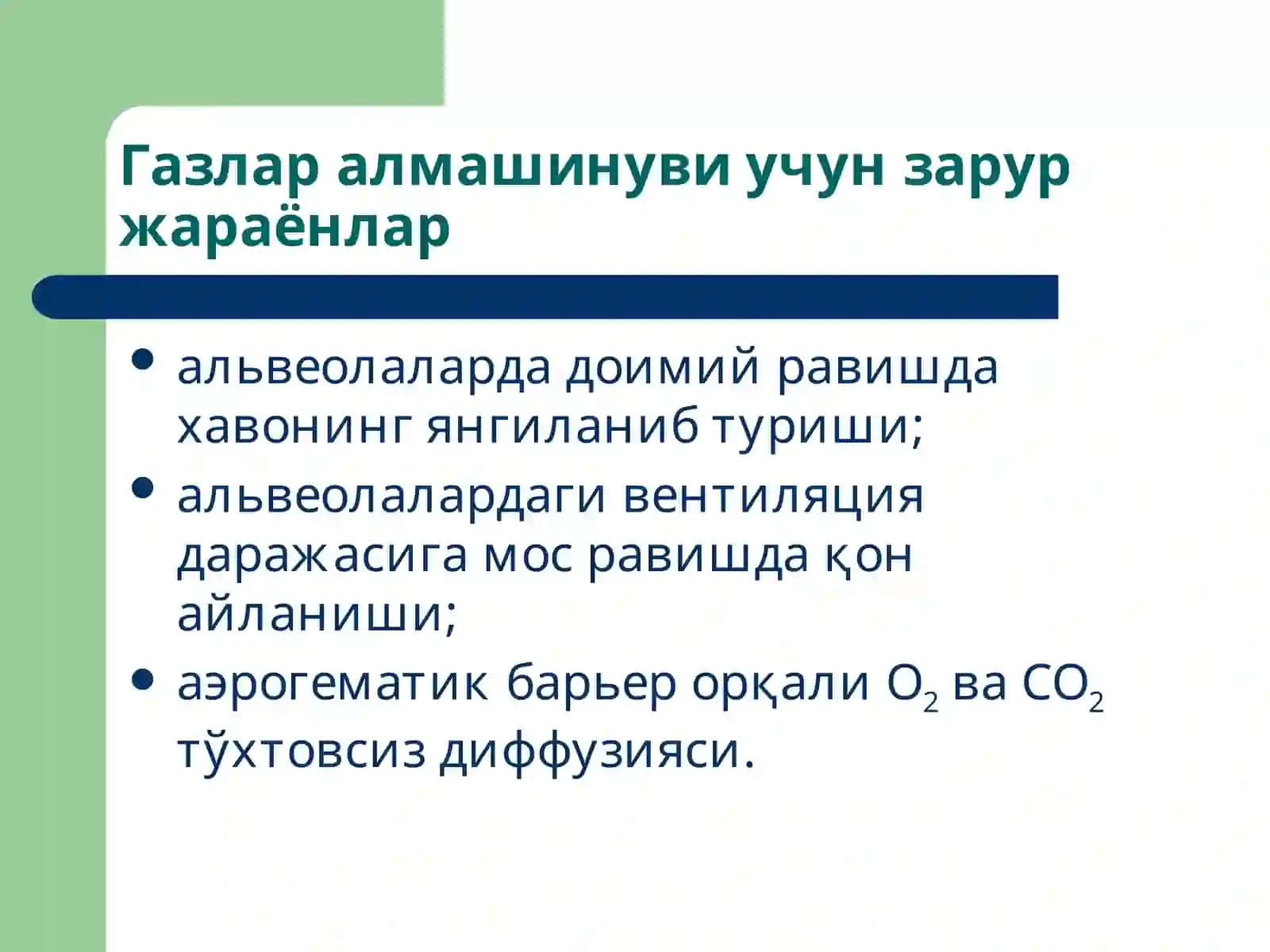 Ташқи нафастизими патофизиологияси 3