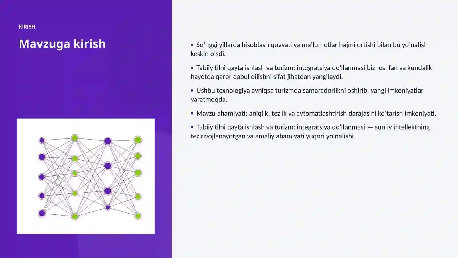 Tabiiy tilni qayta ishlash va turizm: integratsiya qo'llanmasi 3