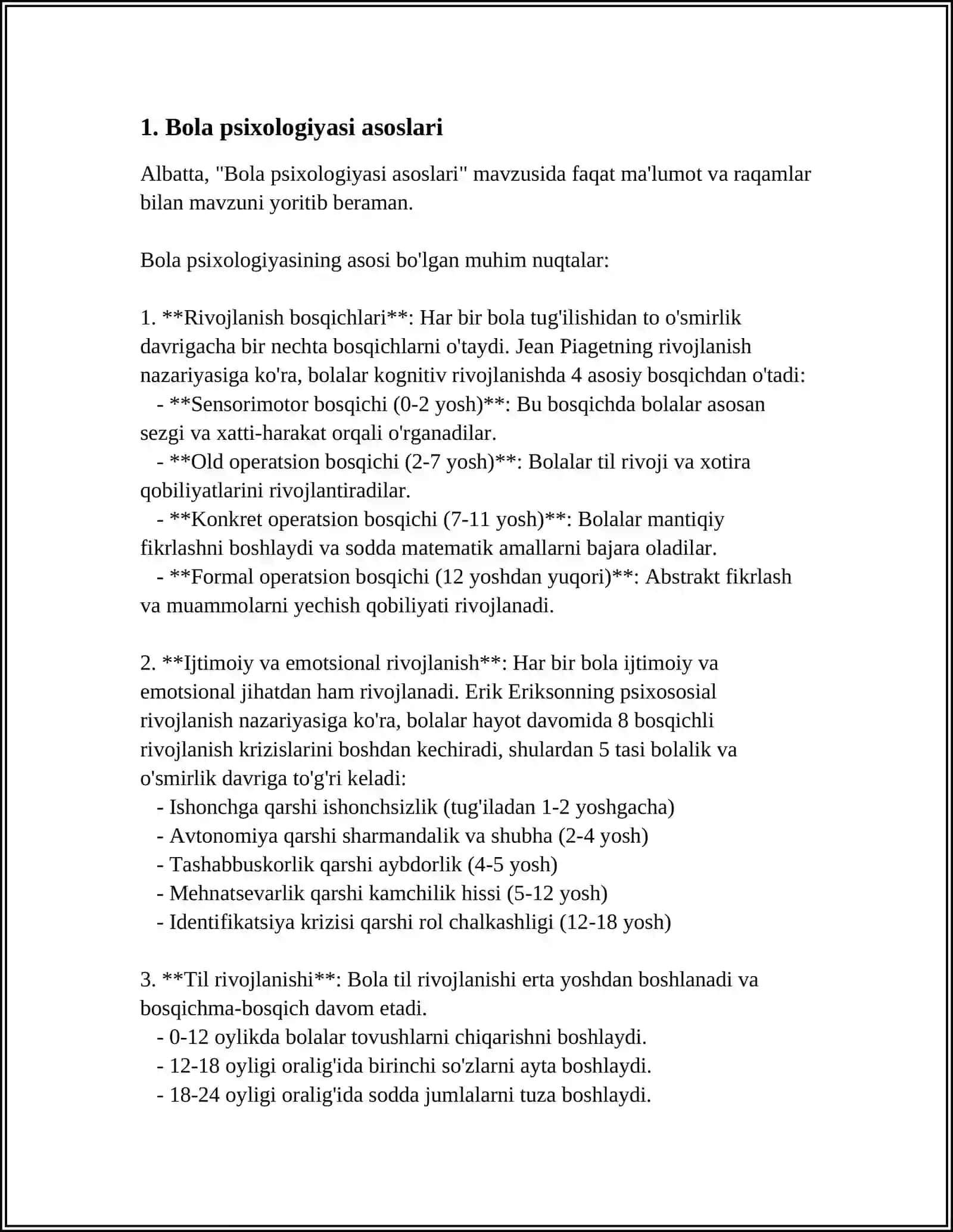 Bola psixologiyasi 3