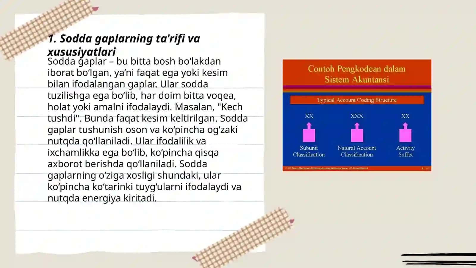 O‘zbek tilshunosligida sodda gaplarning ilmiy tuzilishi 3