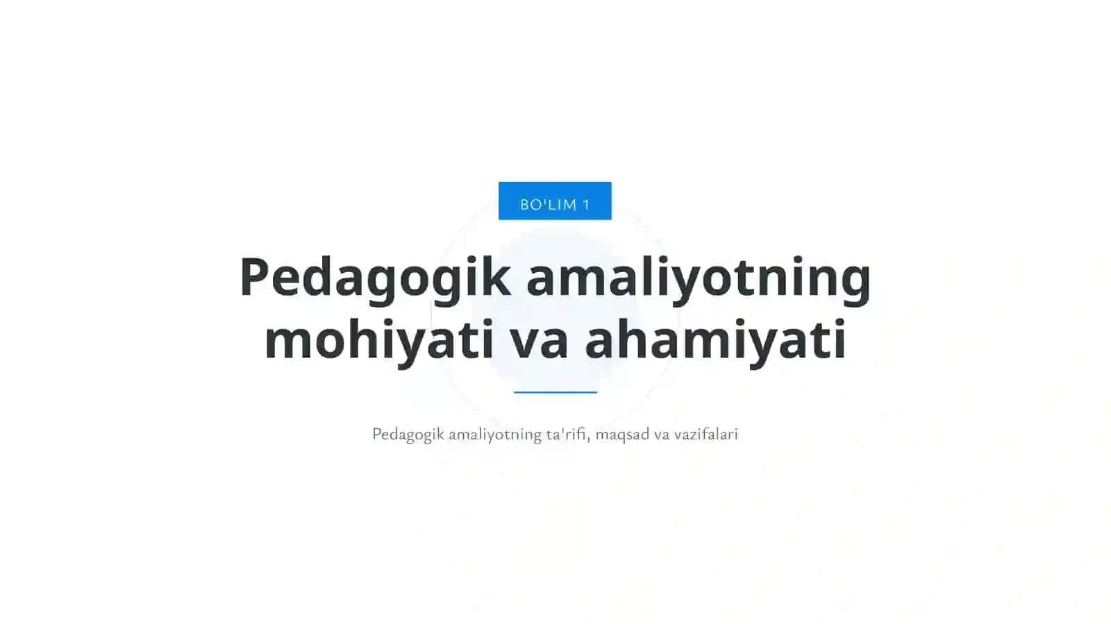 Tarbiyaviy ishlar amaliyotini o'rganish 3