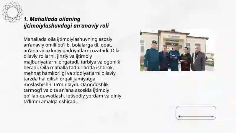 Mahallada Ijtimoiylashuvning An'anaviy Omili Sifatida 3