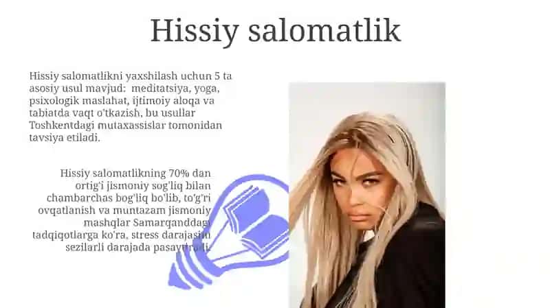 Hissiy Salomatlik 3