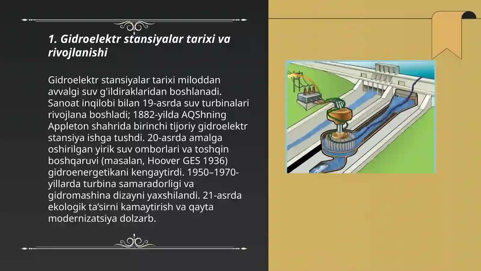 Gidroelektr stansiyalar va gidromashinalar 3