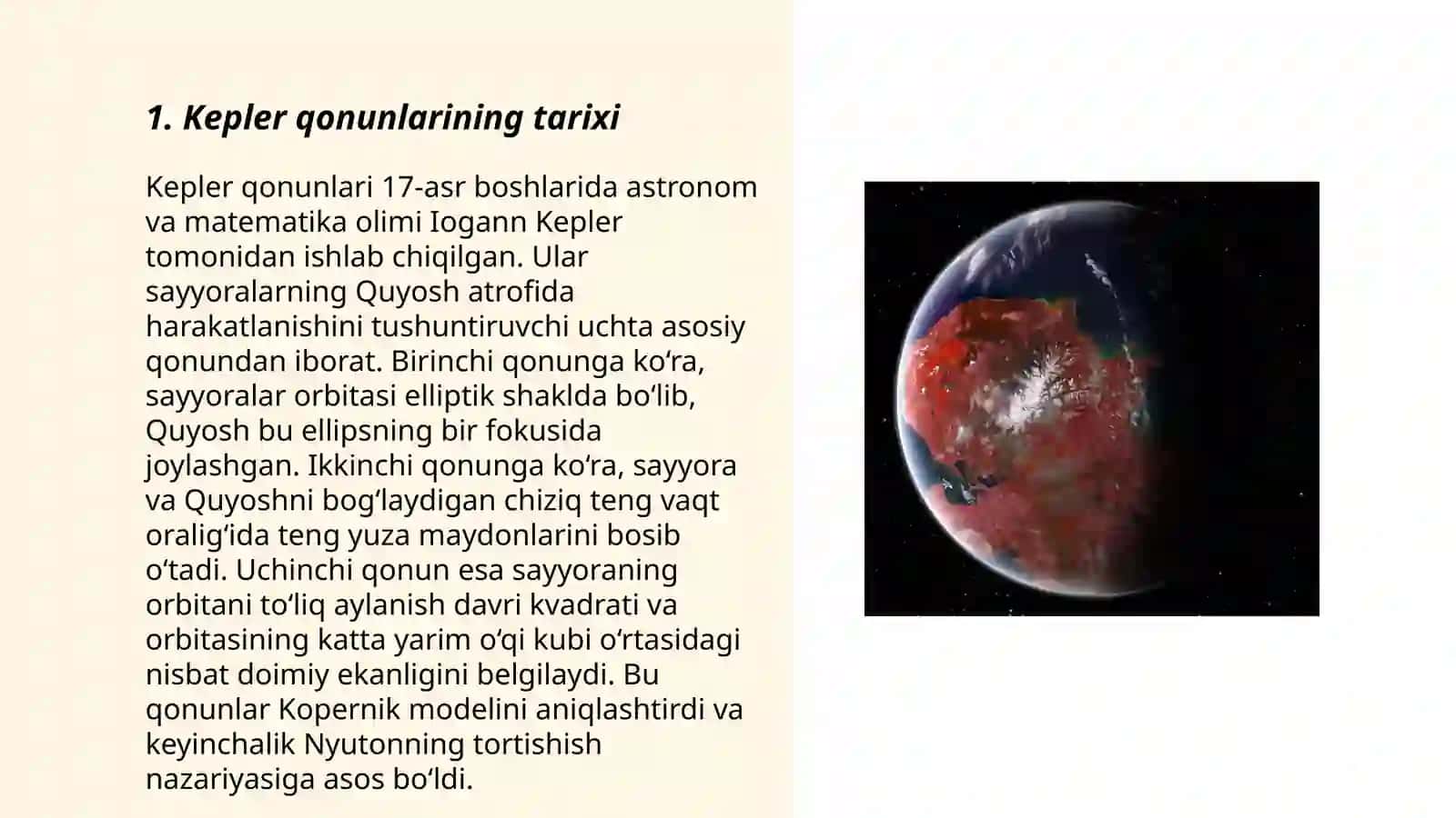 Kepler qonunlari 3
