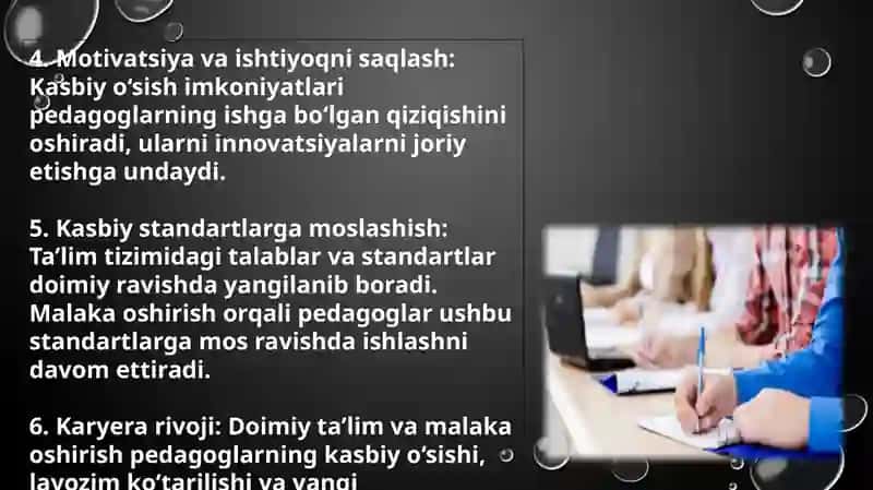 Pedagoklarning kasbiy rivojlanishini baxolashga doir yetakchi tendensiyalar 3