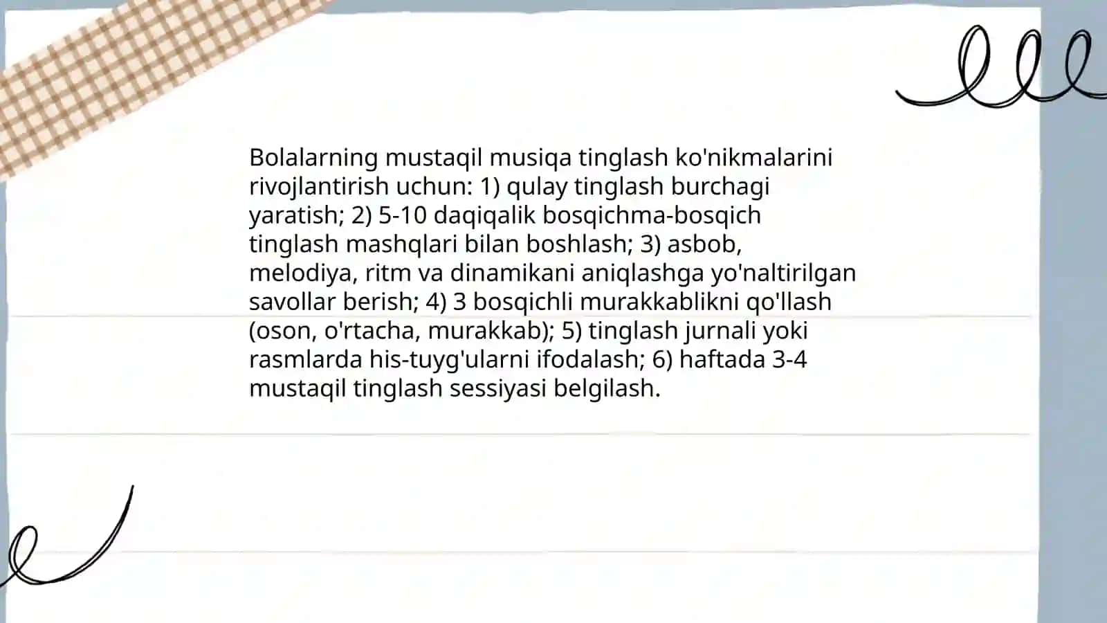 Bolalarning mustaqil musiqiy faoliyati 3