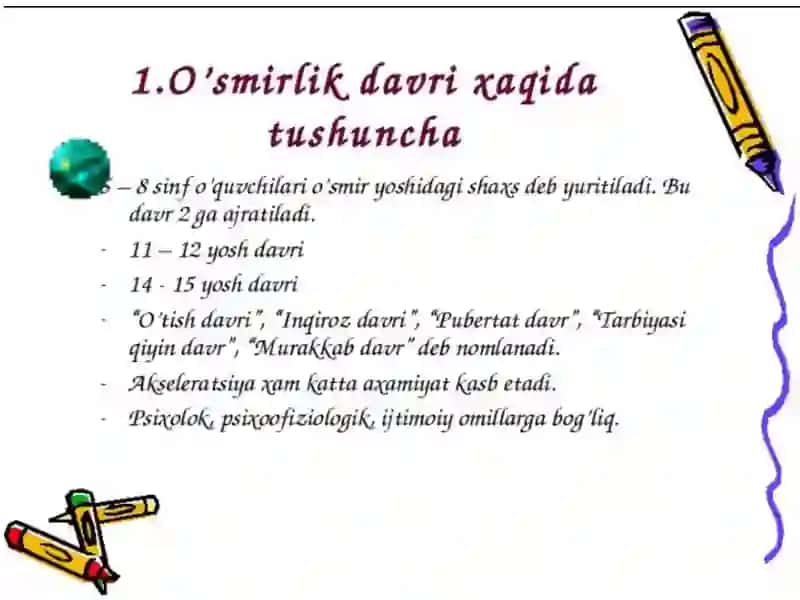 O’smirlikdavri 3